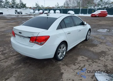 2012 Chevrolet Cruze Ltz из США, поврежденный, VIN 1G1PH5SC4C7335410